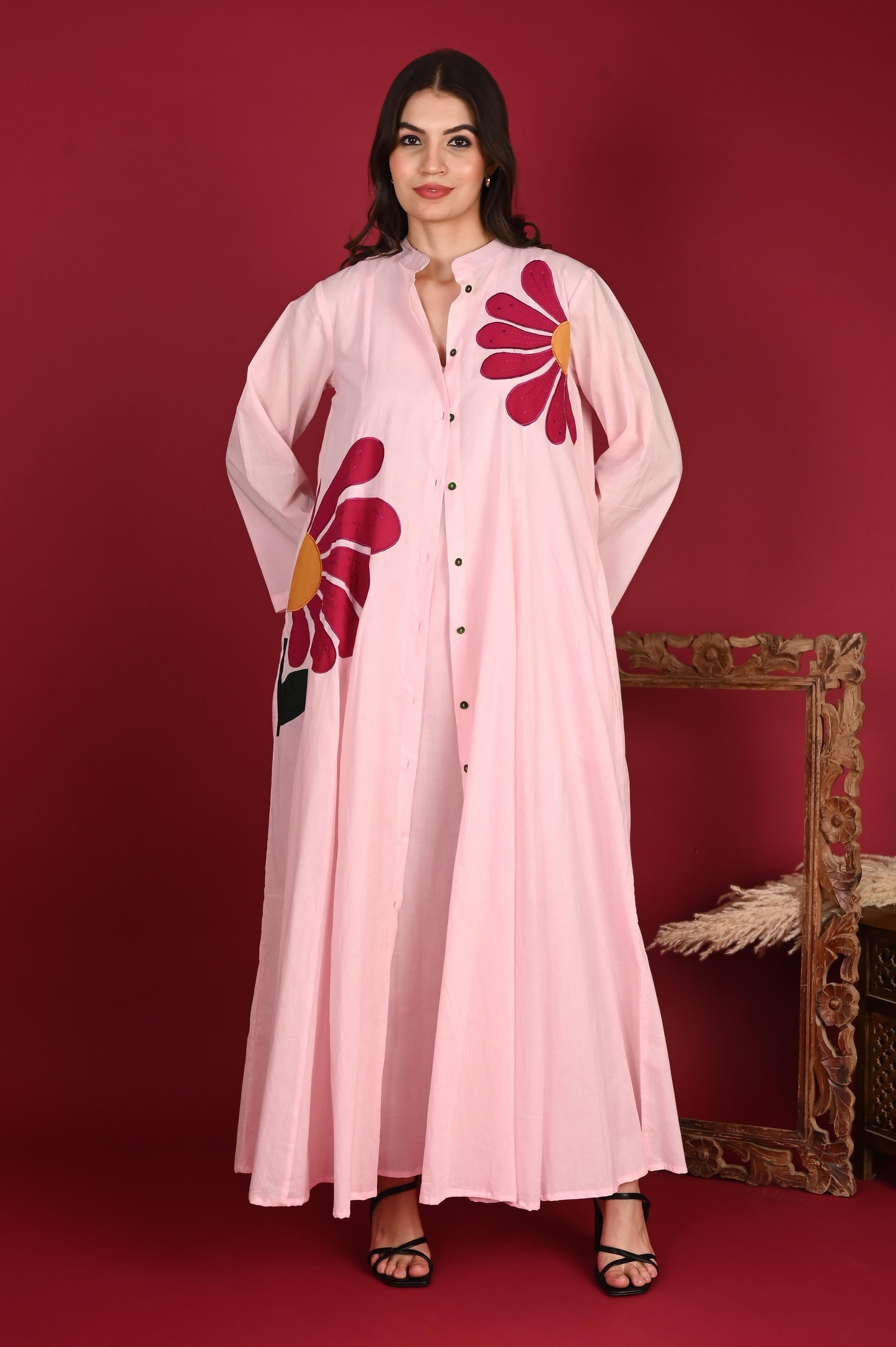 VAYU SET COTTON APPLIQUE