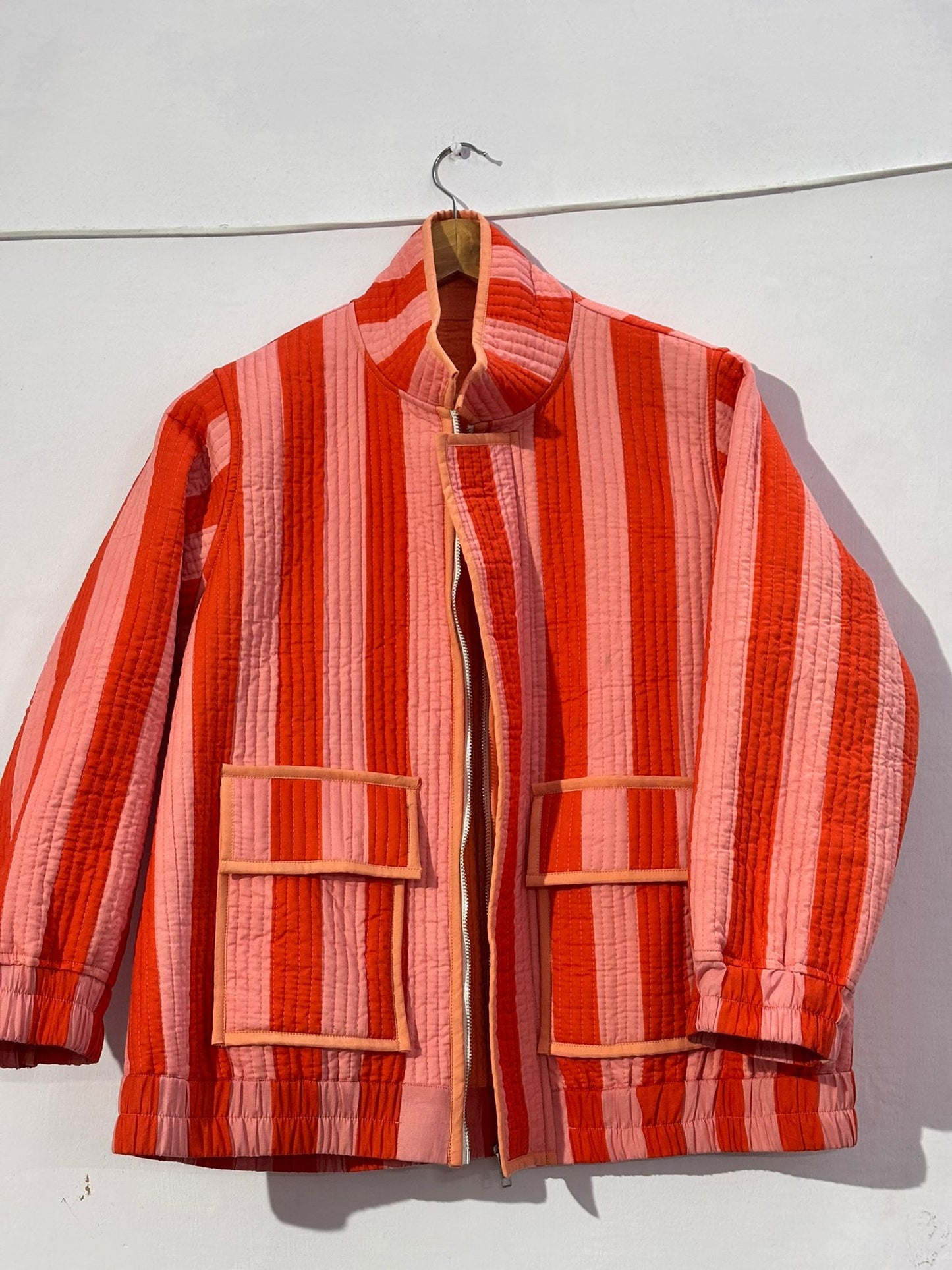 AYVEN ORANGE WINTER QUILTED JACKET- DELIVERY IN 7 TO 10 DAYS