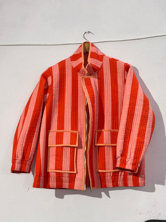 AYVEN ORANGE WINTER QUILTED JACKET- DELIVERY IN 7 TO 10 DAYS