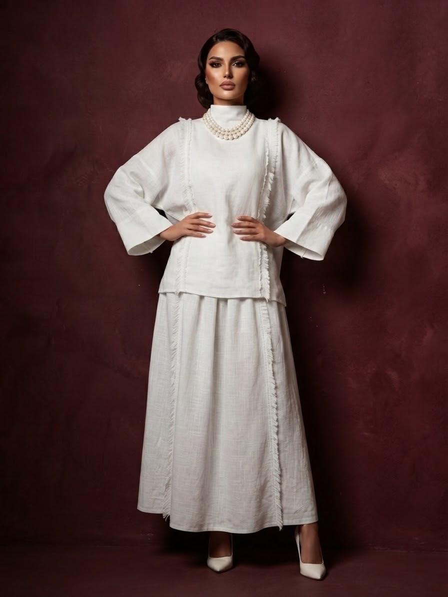 AROHI WHITE SET OF 2-DELIVERY IN 1 WEEK