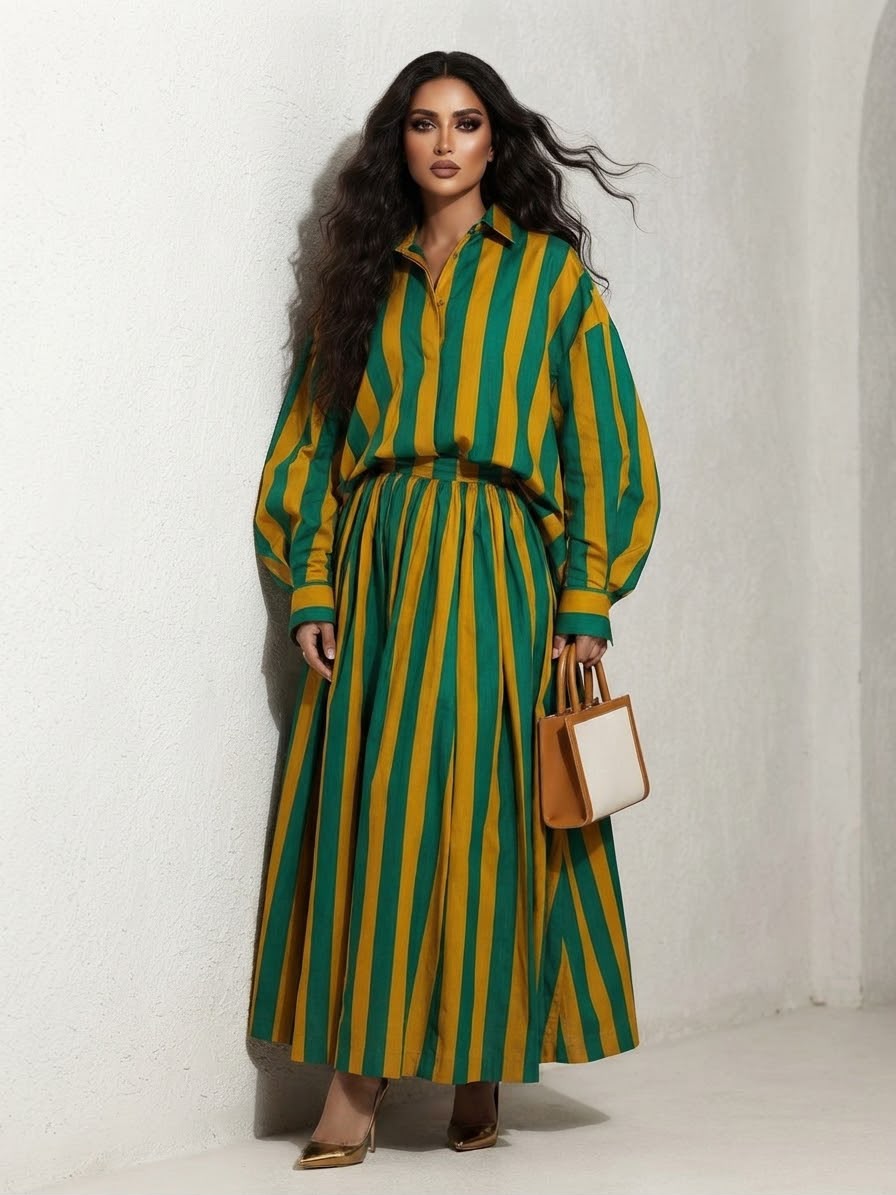 EMA SHIRT AND SKIRT SET  (SET OF 2) -Delivery in 1 WEEK