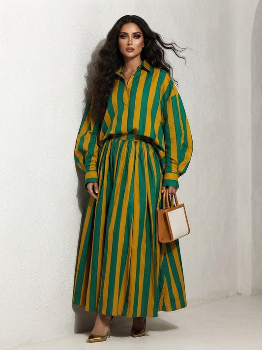 EMA SHIRT AND SKIRT SET  (SET OF 2) -Delivery in 1 WEEK