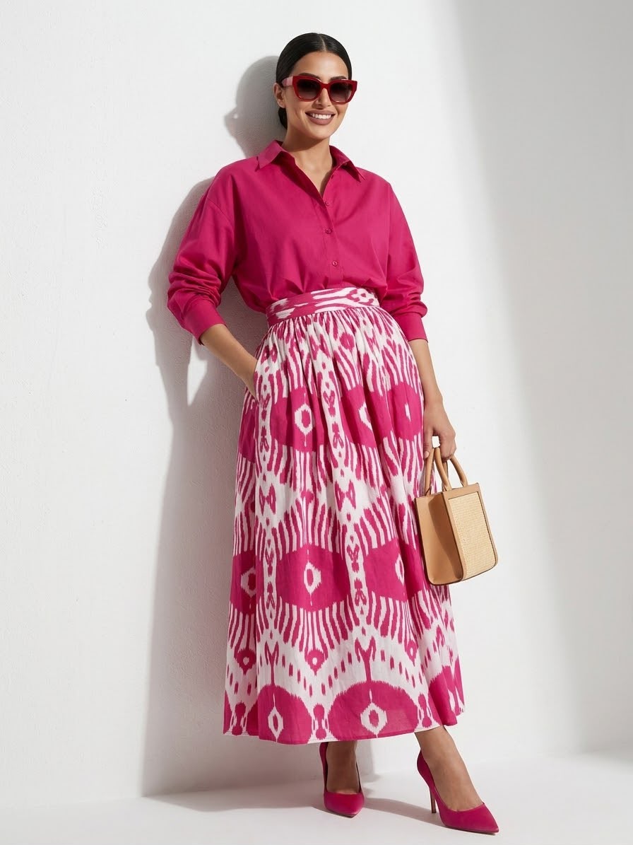 LIA SHIRT AND SKIRT SET  (SET OF 2) -Delivery in 1 week
