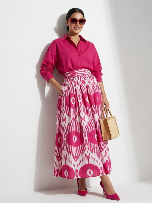 LIA SHIRT AND SKIRT SET  (SET OF 2) -Delivery in 1 week