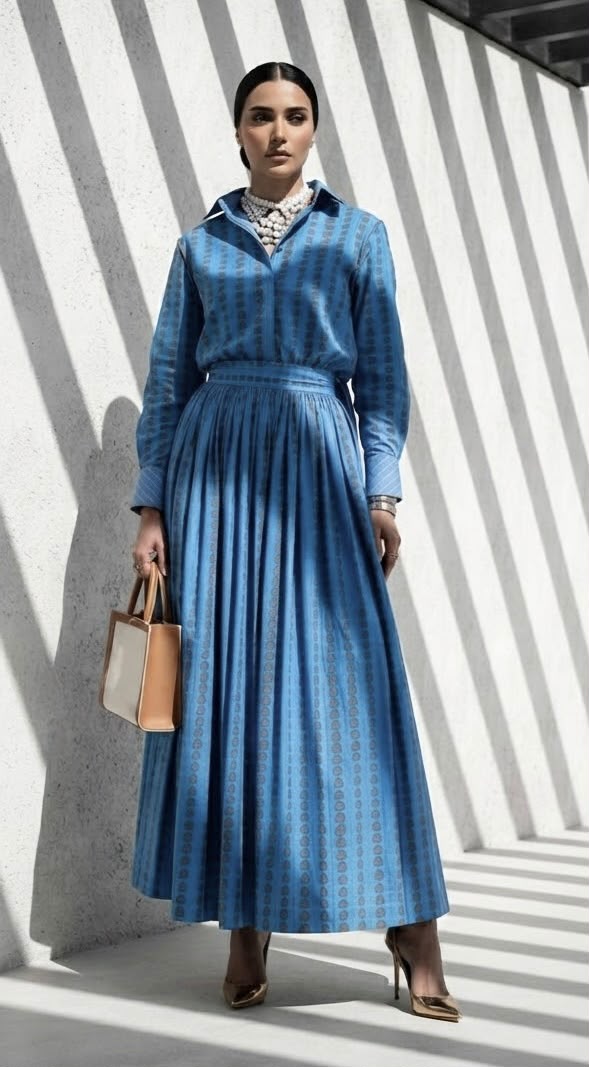 EMA SHIRT AND SKIRT SET  (SET OF 2) -Delivery in 7 TO 10 DAYS
