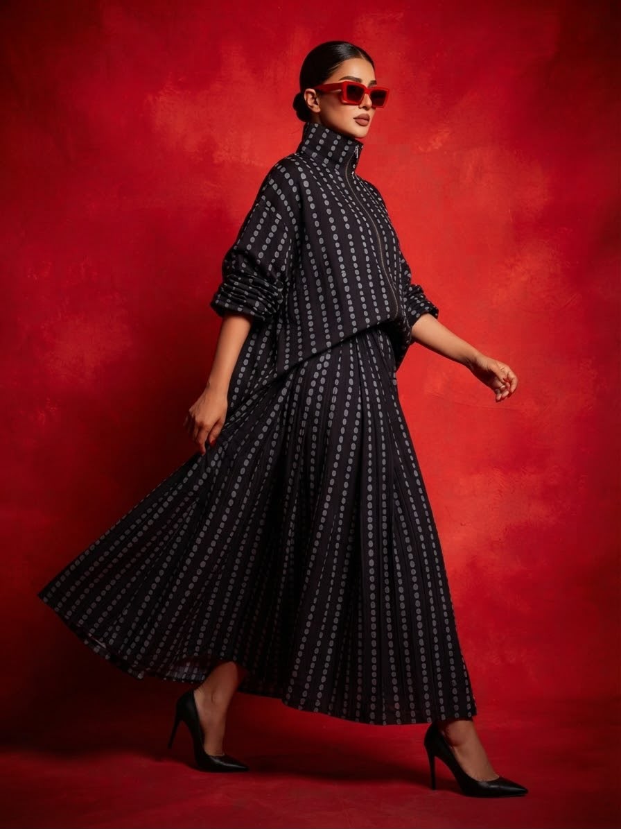ANA SHIRT AND SKIRT SET  (SET OF 2) -Delivery in 7 TO 10 DAYS