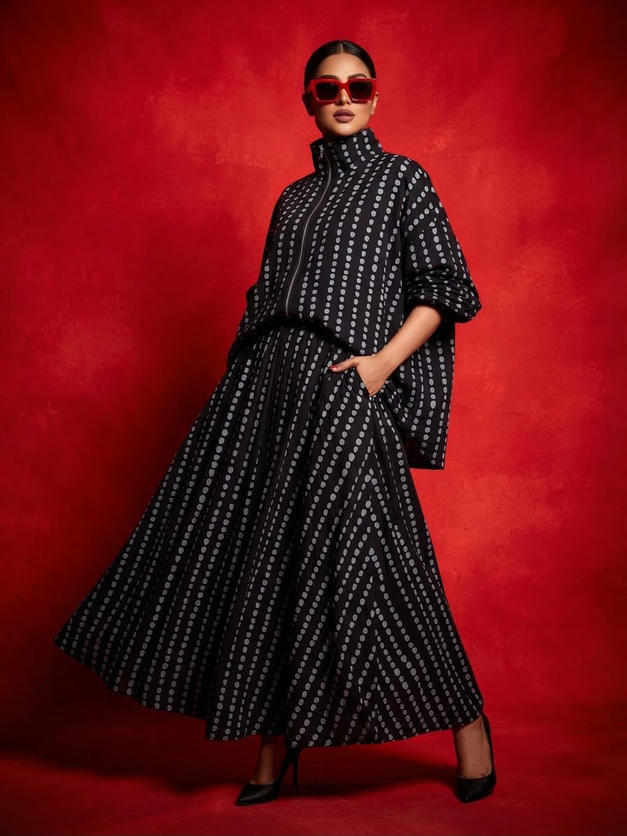 ANA SHIRT AND SKIRT SET  (SET OF 2) -Delivery in 7 TO 10 DAYS