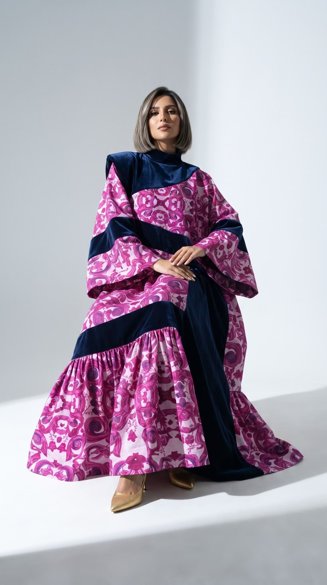EVAYA VELEVTAND COTTON KAFTAN-DELIVERY IN 10 TO 12 DAYS