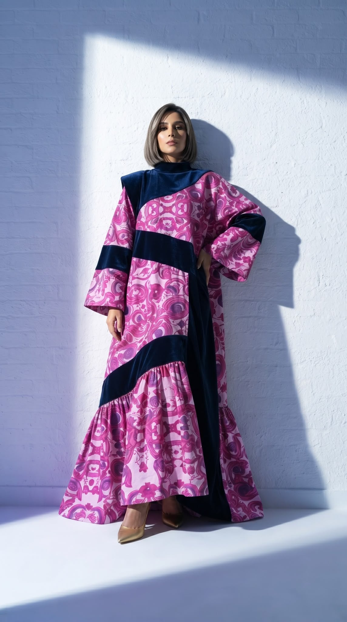EVAYA VELEVTAND COTTON KAFTAN-DELIVERY IN 10 TO 12 DAYS