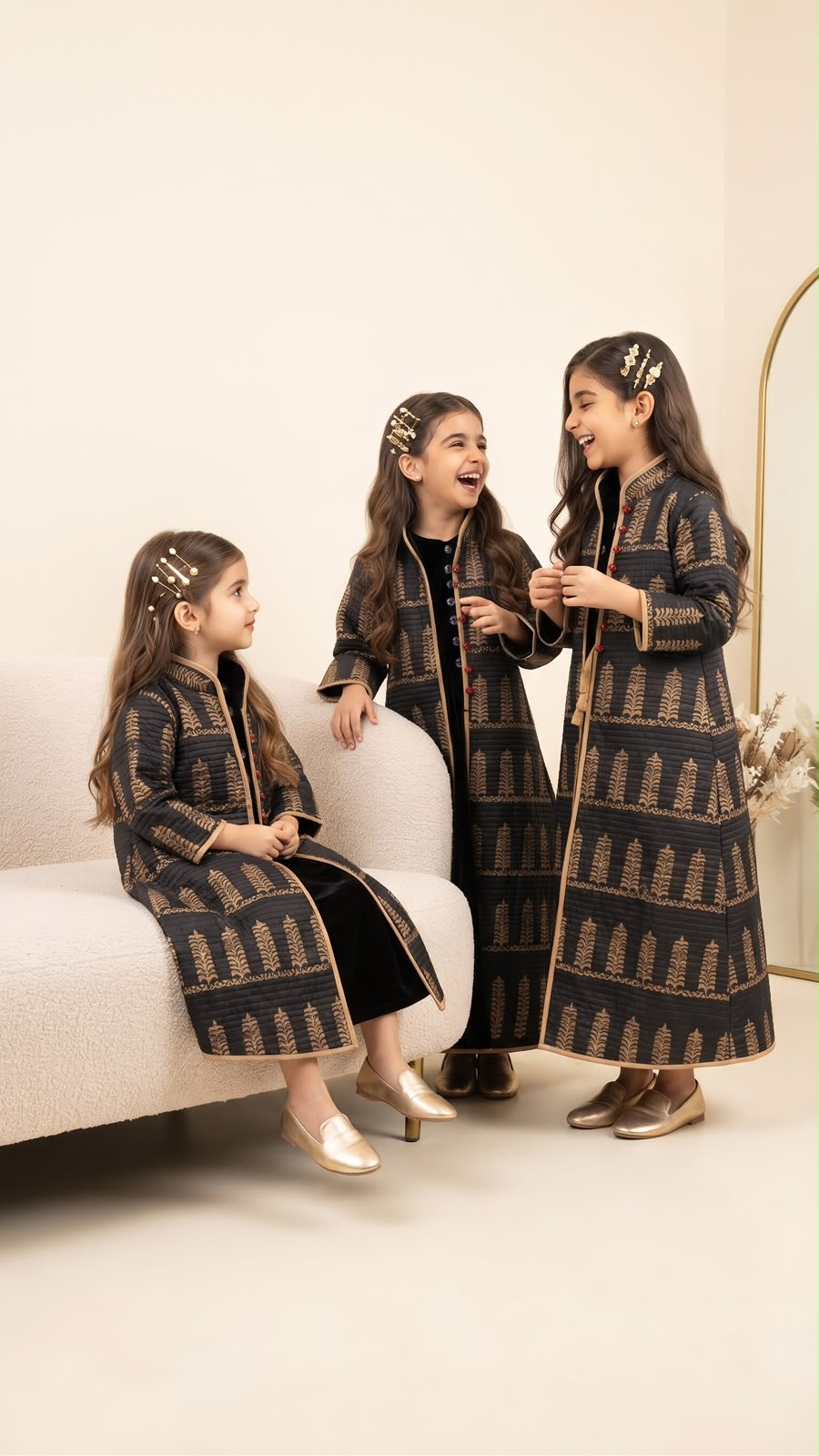 YUME  MINI QUILTED JACKET SET-DELIVERY IN 1 WEEK