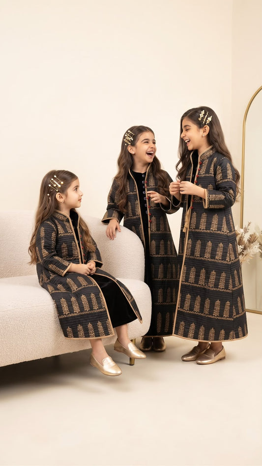 YUME  MINI QUILTED JACKET SET-DELIVERY IN 1 WEEK