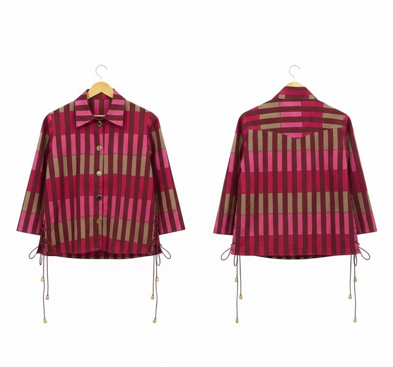 YARA FUSCHIA SKIRT AND SHIRT SET (SET OF 2) -Delivery in 7 to 10 days-LIMITED QUANTITIES