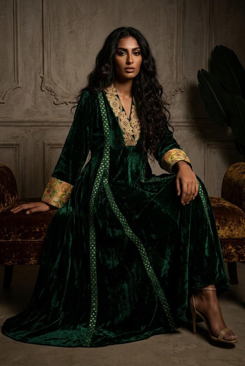 KAYA VELVET GREEN-DELIVERY IN 1 TO 2 DAYS