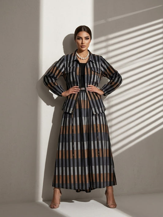NILA  SKIRT AND TOP SET  (SET OF 3) -Delivery in 1 WEEK