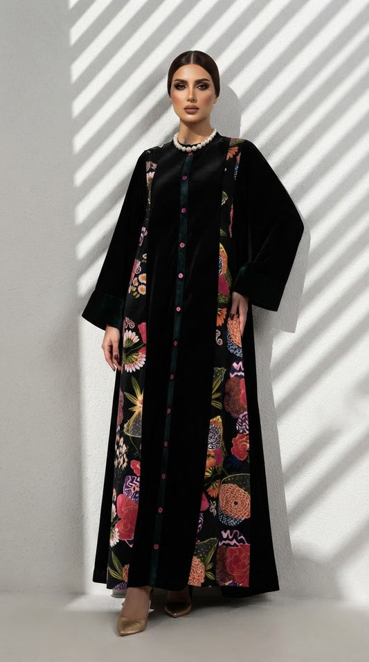 KAASHVI VELEVT KAFTAN-DELIVERY IN 1 TO 2 DAYS