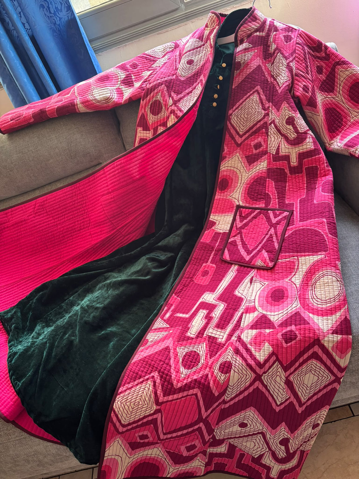 MINI VELVET AND QUILTED JACKET SET-DELIVERY IN 10 TO 12 DAYS