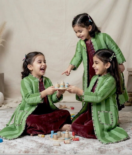 TODDLE MINI QUILTED JACKET SET-DELIVERY IN 1 WEEK