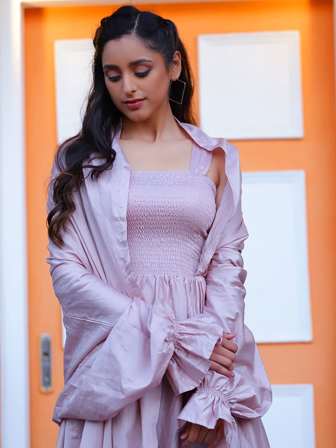 KAYA PINK SAREE JACKET PINK